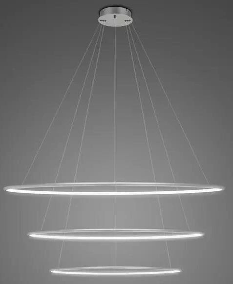 Altavola Design Led Shape závesné svietidlo 1x91 W strieborná LA075/P_100_in_4k_silver