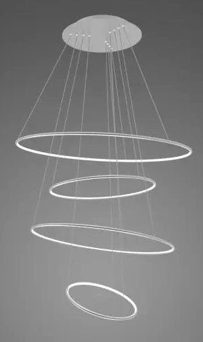 Altavola Design Led Shape závesné svietidlo 1x106 W strieborná LA084/P_100_in_3k_silver_dimm