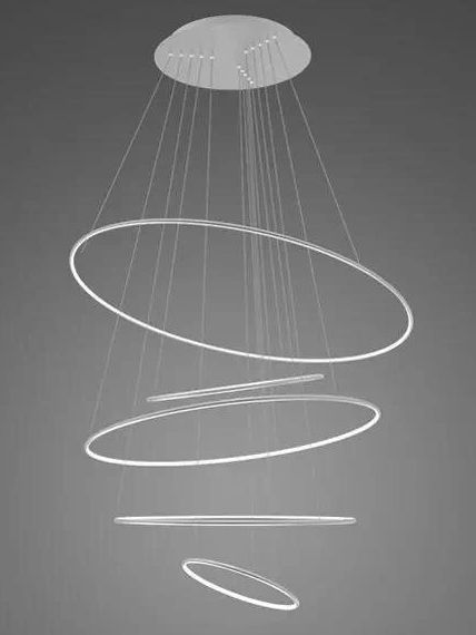 Altavola Design Led Shape závesné svietidlo 1x192 W strieborná LA085/P_150_in_4k_silver_dimm