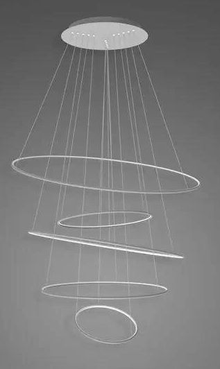 Altavola Design Led Shape závesné svietidlo 1x151 W strieborná LA085/P_120_in_3k_silver_dimm
