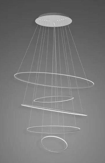 Altavola Design Led Shape závesné svietidlo 1x151 W strieborná LA085/P_120_in_4k_silver