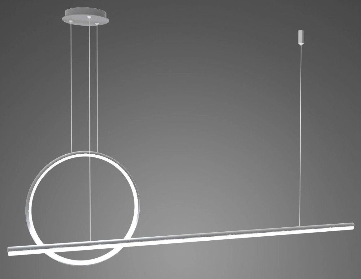 Altavola Design Led Shape závesné svietidlo 1x23 W strieborná LA087/PX143_40_4k_silver_dimm