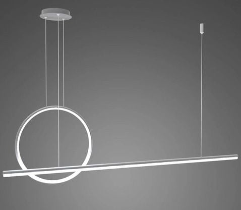 Altavola Design Led Shape závesné svietidlo 1x23 W strieborná LA087/PX143_40_3k_silver_dimm