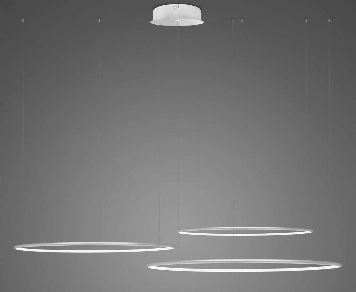 Altavola Design Led Shape závesné svietidlo 1x68 W strieborná LA075/CO3_80_in_4k_silver