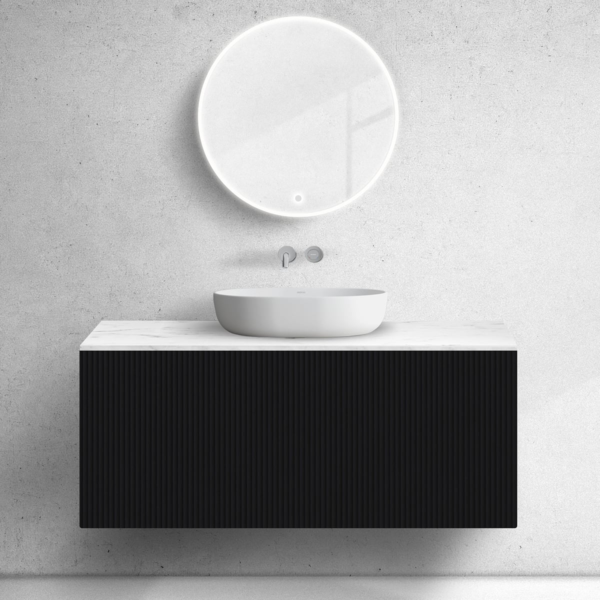 Súprava skrinka Oltens Lun 60030300, doska na skrinku Oltens Lun 63027000