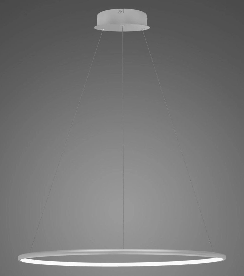 Altavola Design Led Shape závesné svietidlo 1x23 W strieborná LA073/P_60_in_3k_silver_dimm