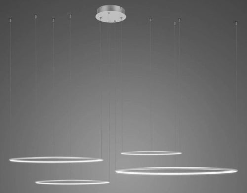 Altavola Design Led Shape závesné svietidlo 1x106 W strieborná LA084/CO4_100_in_3k_silver_dimm