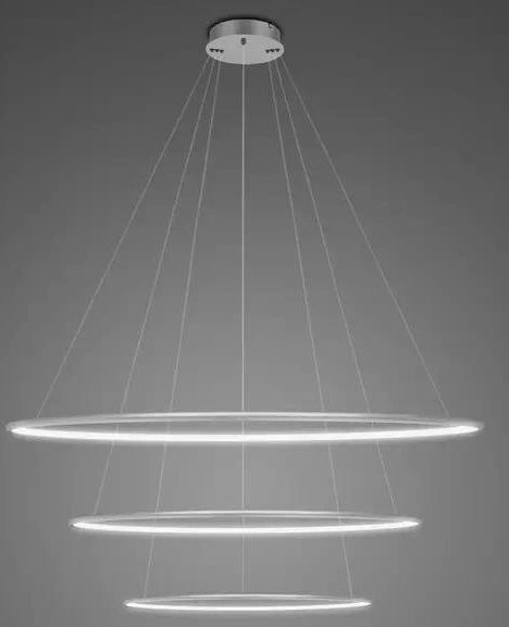 Altavola Design Led Shape závesné svietidlo 1x68 W strieborná LA075/P_80_in_4k_silver