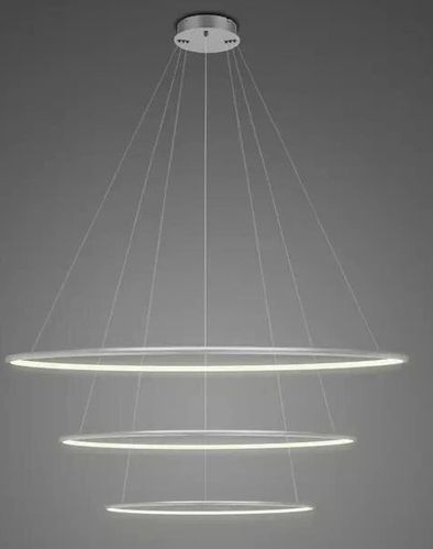 Altavola Design Led Shape závesné svietidlo 1x68 W strieborná LA075/P_80_in_4k_silver_dimm