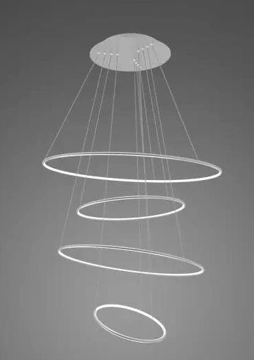 Altavola Design Led Shape závesné svietidlo 1x106 W strieborná LA084/P_100_in_3k_silver_Dali