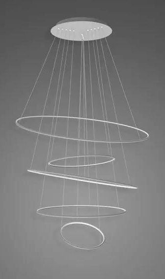 Altavola Design Led Shape závesné svietidlo 1x151 W strieborná LA085/P_120_in_4k_silver_Dali