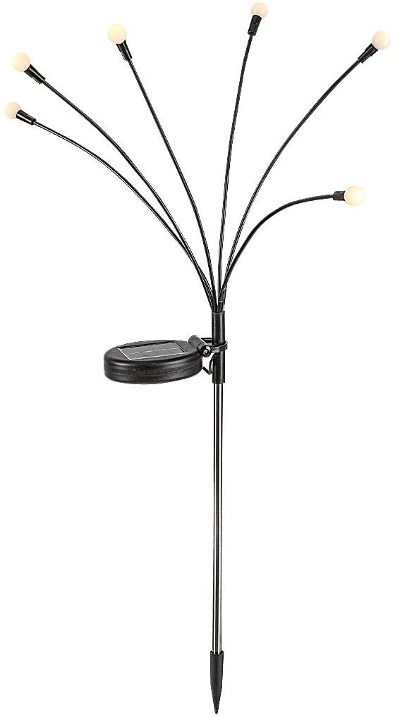 Rabalux Tavira stojaca solárna lampa 1x1 W čierna 77043