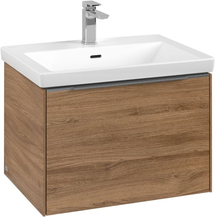 Villeroy & Boch Subway 3.0 skrinka 62.2x47.8x42.9 cm závesná kúpeľňová skrinka pod umývadlo dub C575L0RH