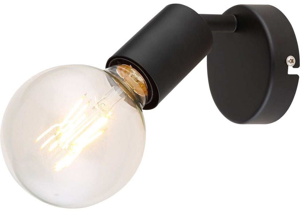 Rabalux Lamar nástenná lampa 1x40 W čierna 3986