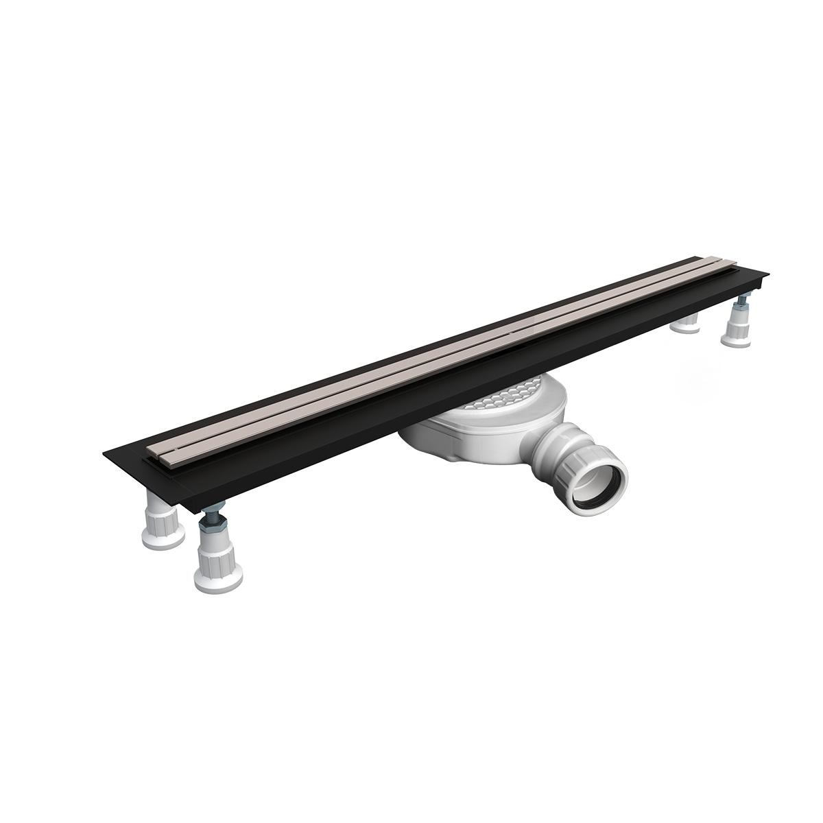 Súprava kryt lineárneho odtoku Oltens Langan Slim 30017910, sprchový odtokový rošt Oltens Langan Slim 30013300