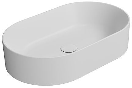 GSI Kube X umývadlo 60x37 cm oválny pultové umývadlo biela 945809