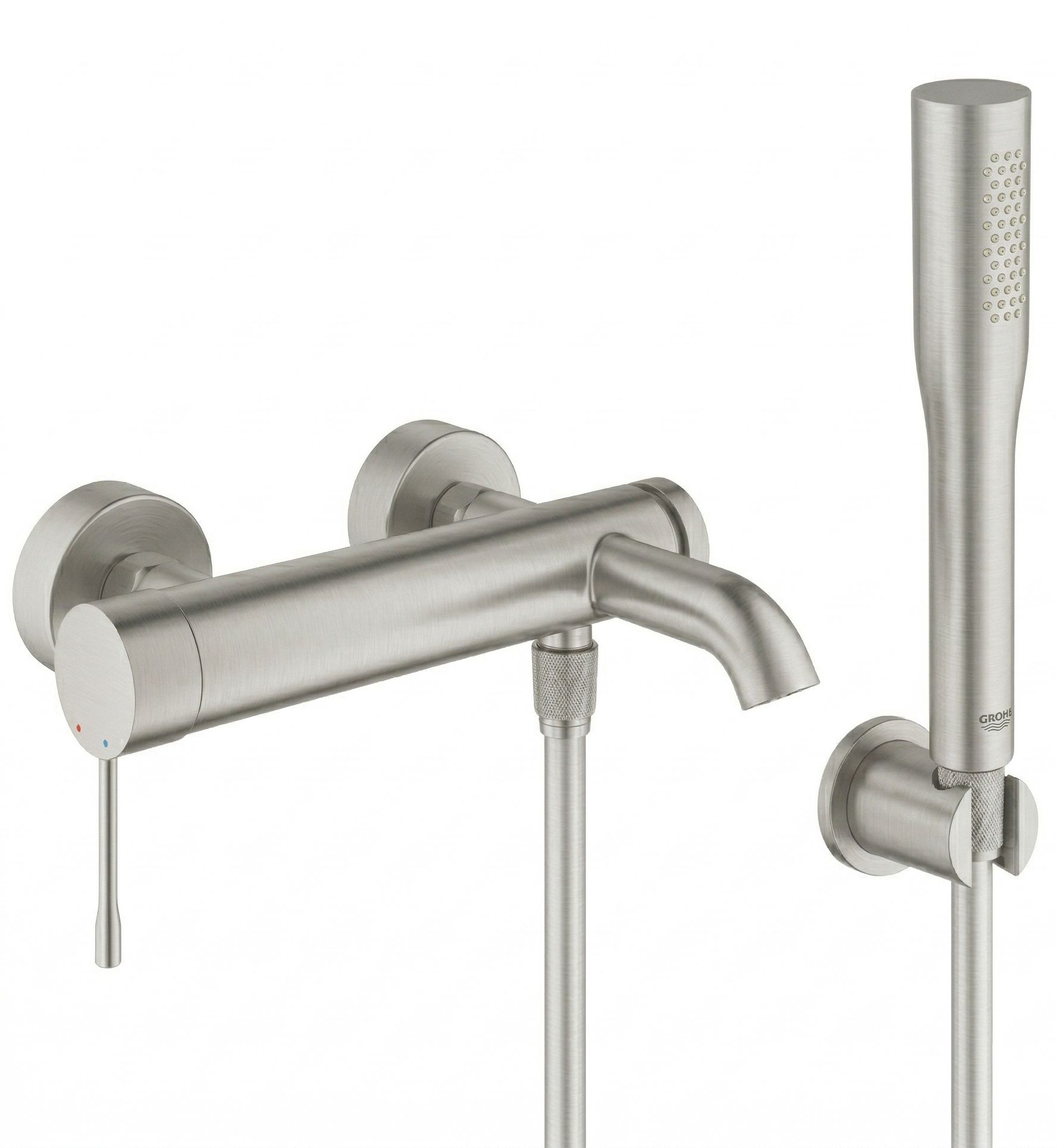 Súprava vaňová/sprchová batéria Grohe Essence 33624DC1, sprchová hlavica Grohe Euphoria 27400DC0, 27074DC0, 28362DC1