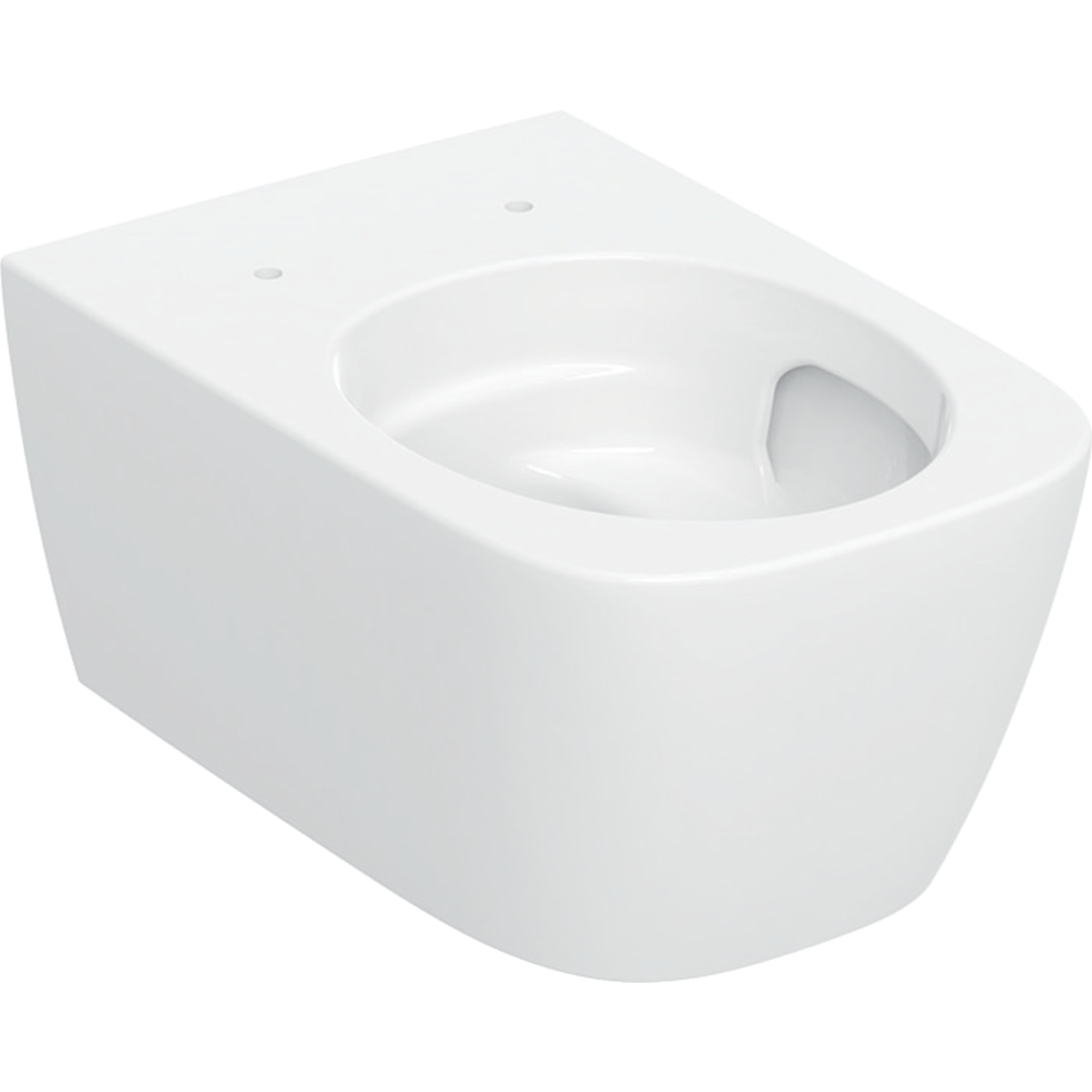 Geberit Smyle Square wc misa závesné bez oplachovacieho kruhu s vírivým splachovaním biela lesklá 503.170.00.1