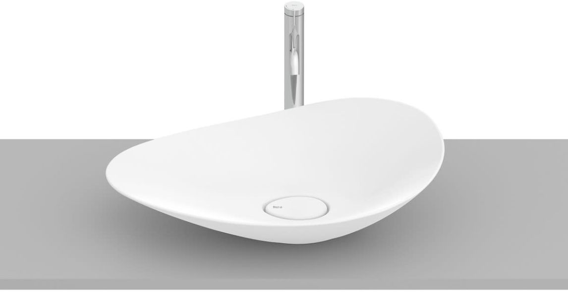 Roca Ohtake umývadlo 62.5x38.5 cm pultové umývadlo biela matná A327A1P620