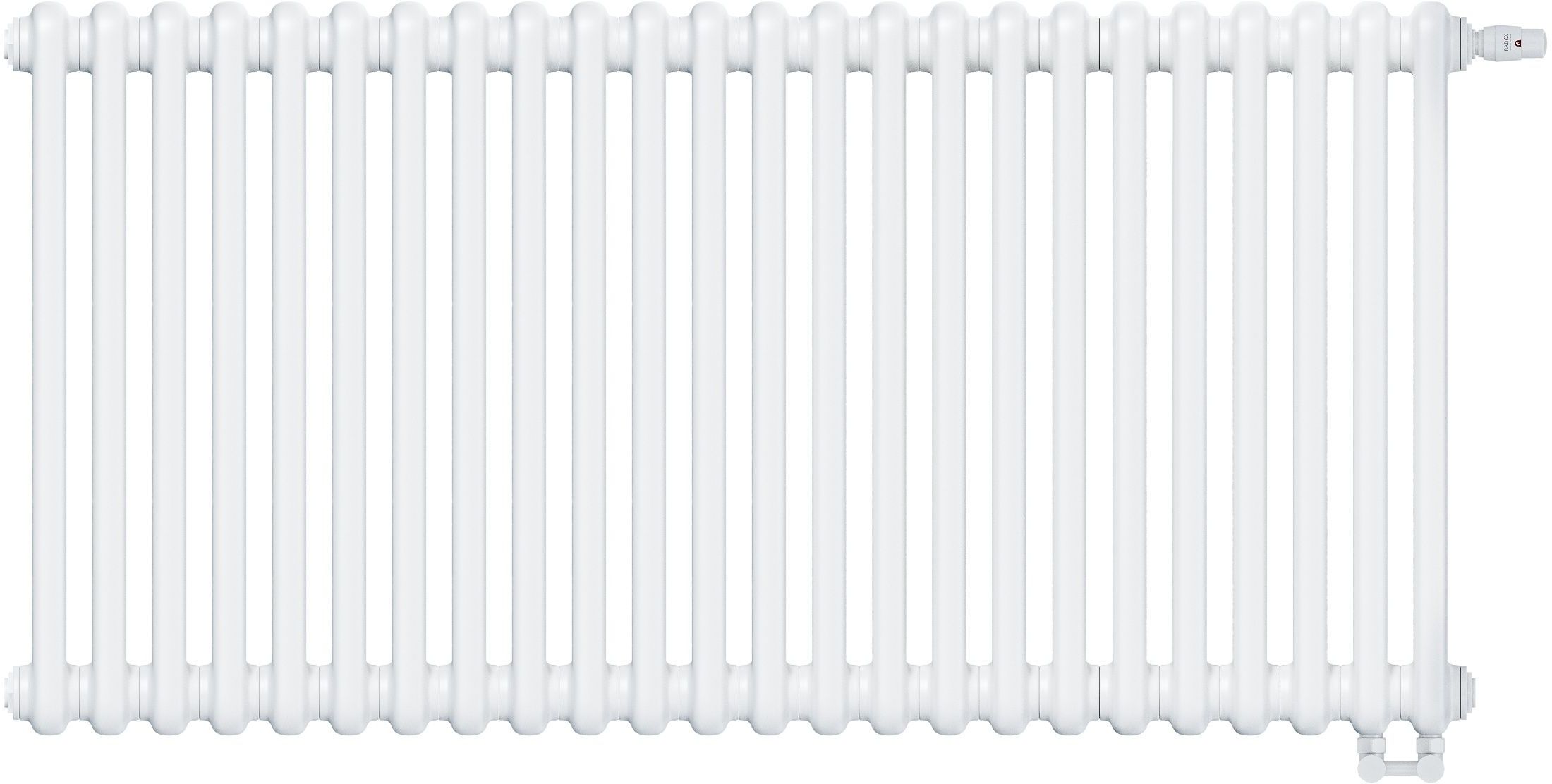 Irsap Tesi 3 ohrievač do miestnosti 56.5x108 cm podłączenie dolné biela IRS-TES-3056-24-B-25