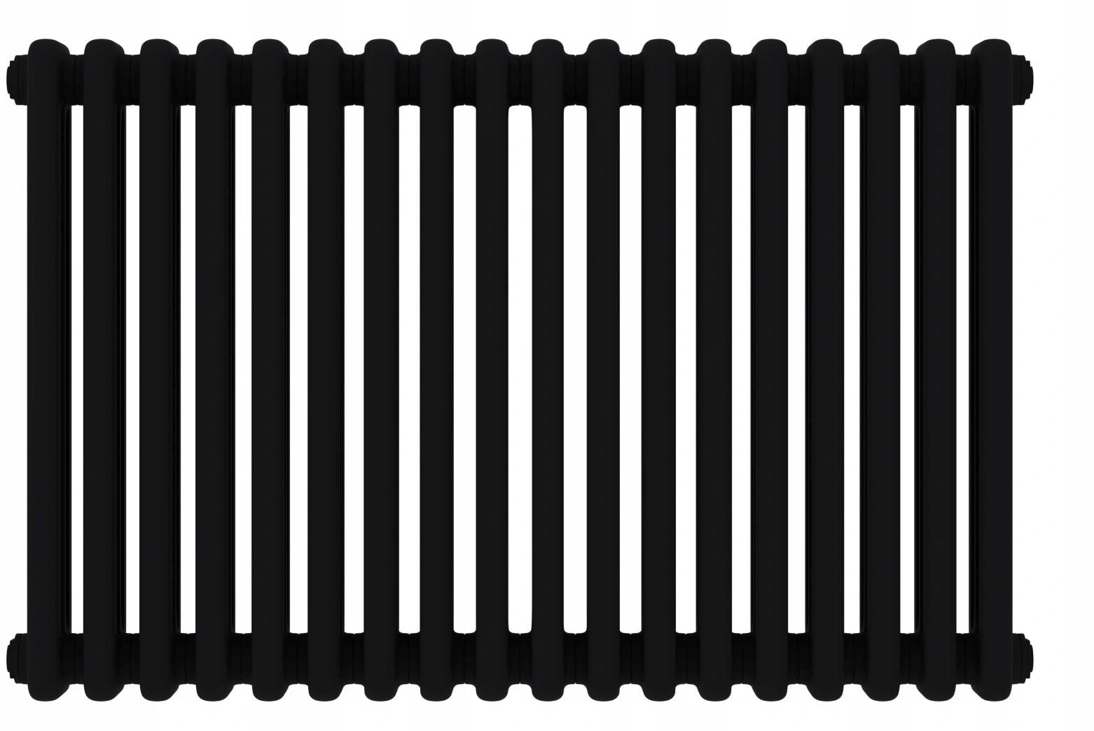 Irsap Tesi 3 ohrievač do miestnosti 56.5x63 cm podłączenie dolné čierna IRS-TES-3056-14-K1-2