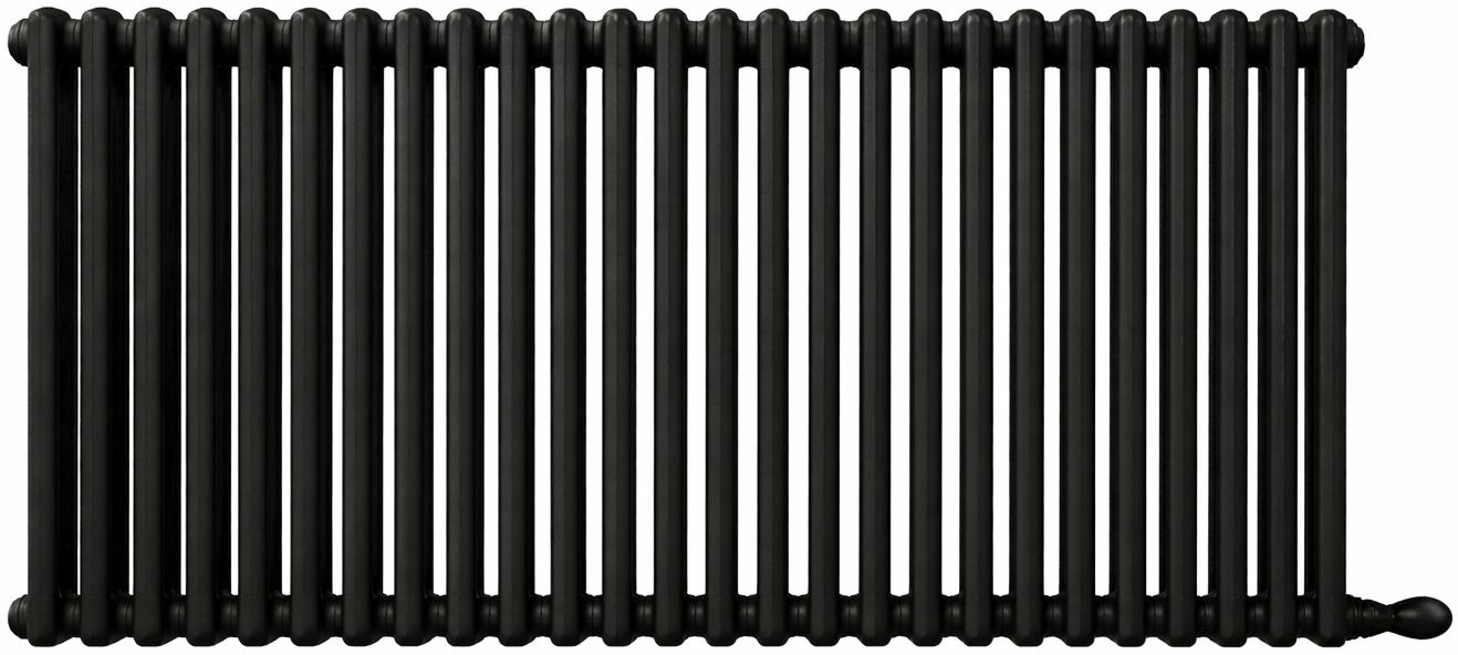 Irsap Tesi 4 ohrievač do miestnosti 56.5x108 cm podłączenie dolné čierna IRS-TES-4056-24-K1-V