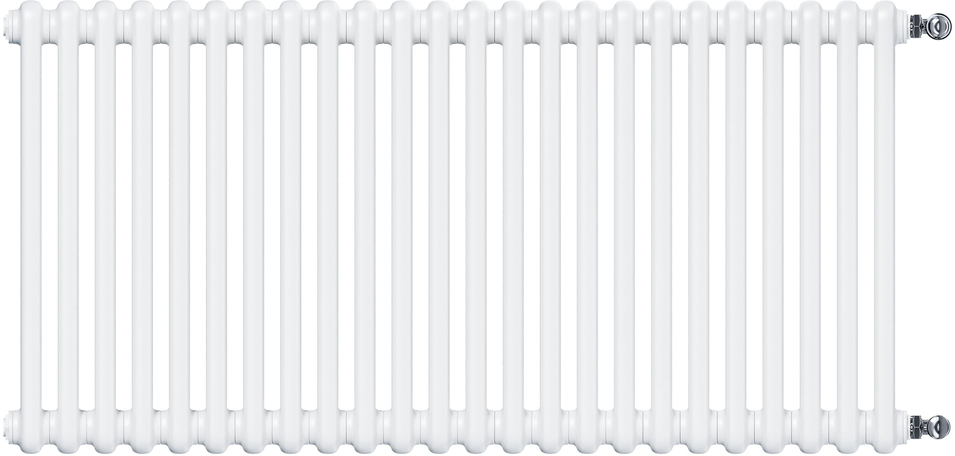 Irsap Tesi 2 ohrievač do miestnosti 56.5x108 cm podłączenie bočné biela IRS-TES-2056-24-B-B