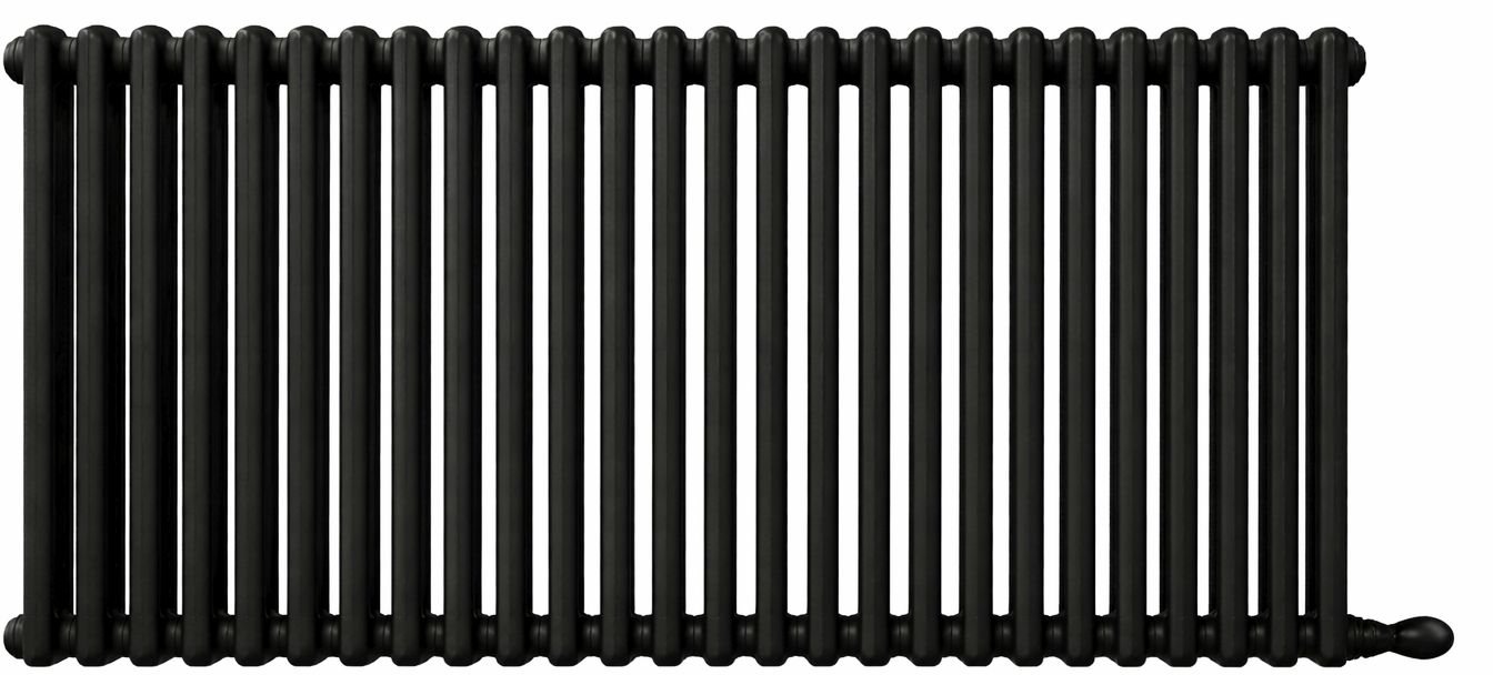 Irsap Tesi 4 ohrievač do miestnosti 56.5x108 cm podłączenie bočné čierna IRS-TES-4056-24-K1-B