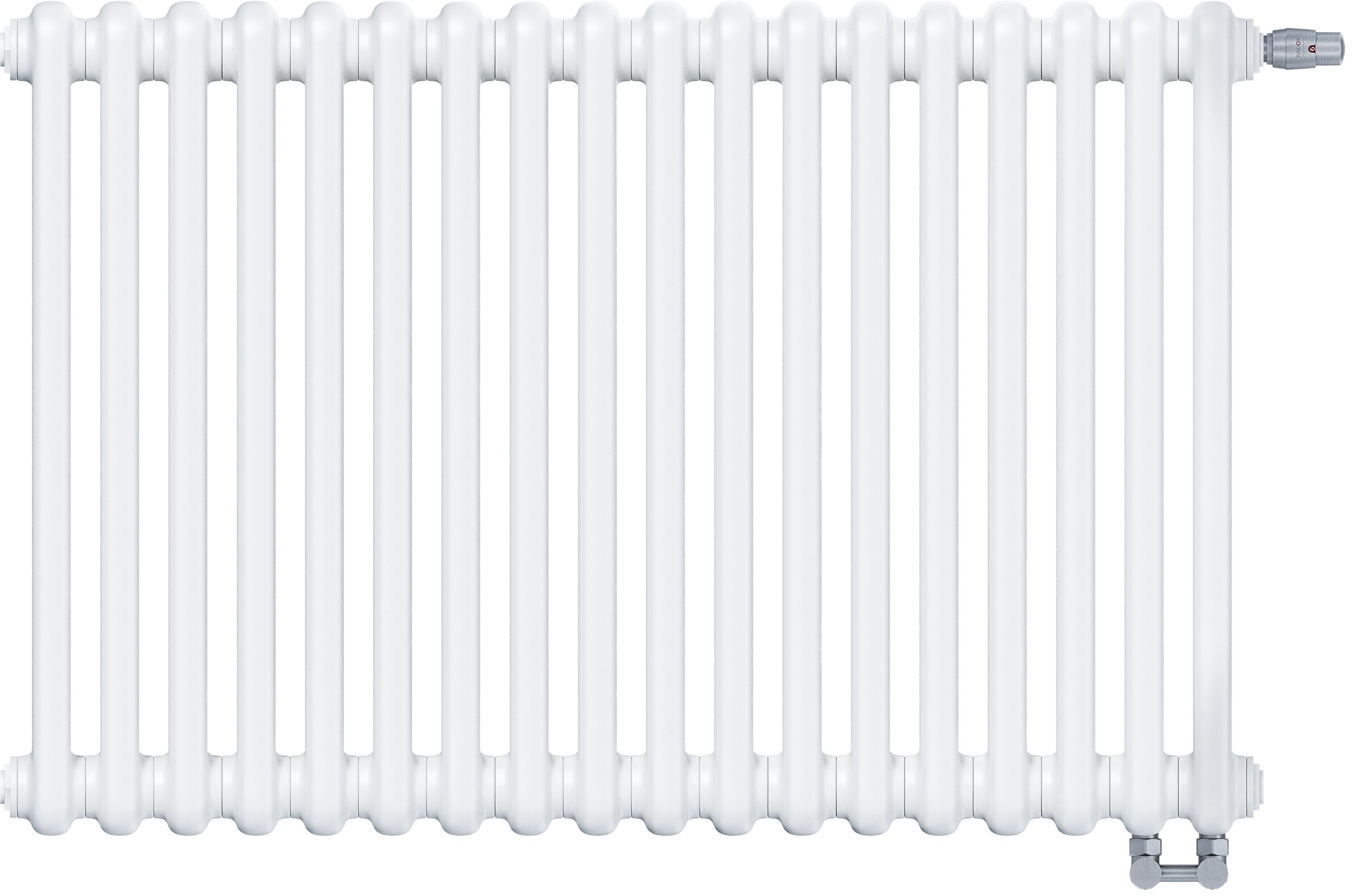 Irsap Tesi 2 ohrievač do miestnosti 56.5x81 cm podłączenie dolné biela IRS-TES-2056-18-B-25
