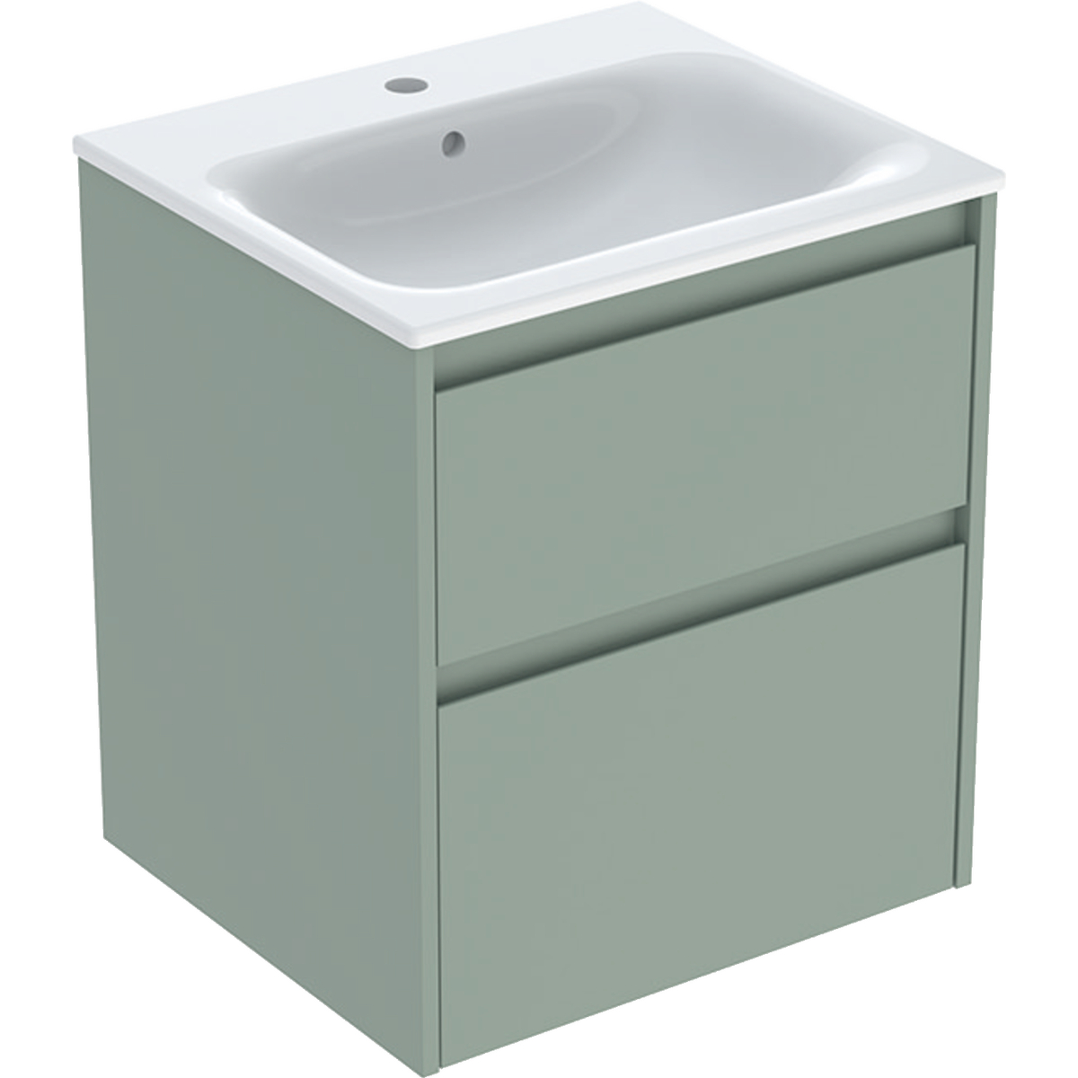 Geberit Selnova Square umývadlo so skrinkou 55 cm 504.137.IK.1