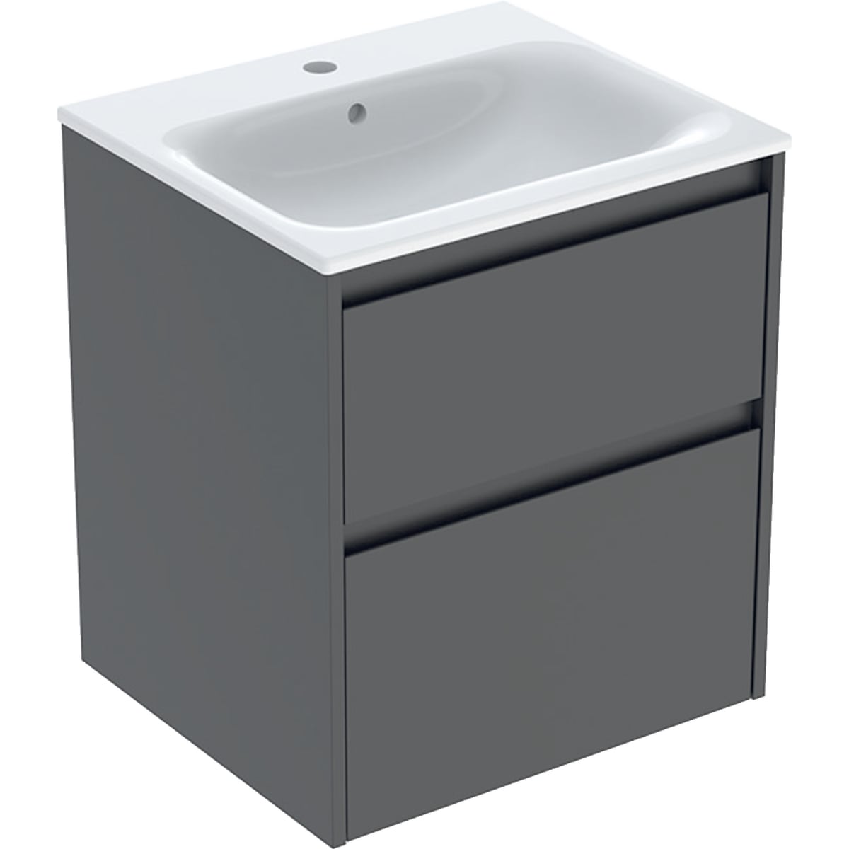 Geberit Selnova Square umývadlo so skrinkou 55 cm 504.137.JK.1