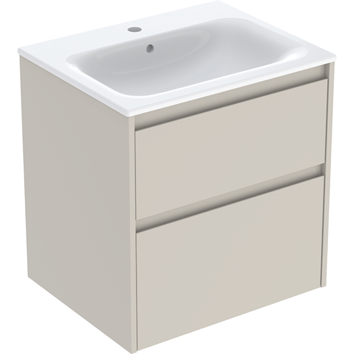 Geberit Selnova Square umývadlo so skrinkou 60 cm 504.138.DB.1