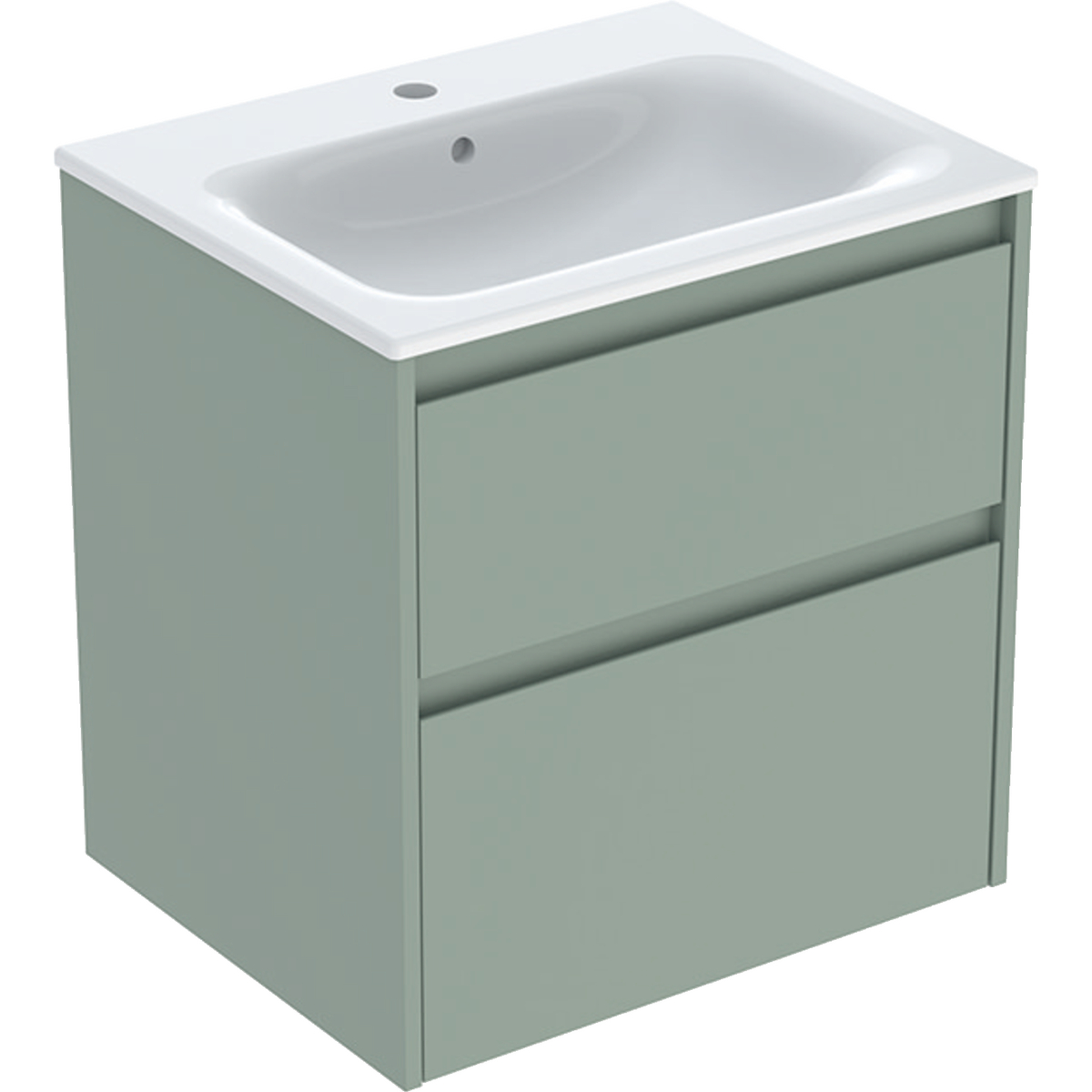 Geberit Selnova Square umývadlo so skrinkou 60 cm 504.138.IK.1