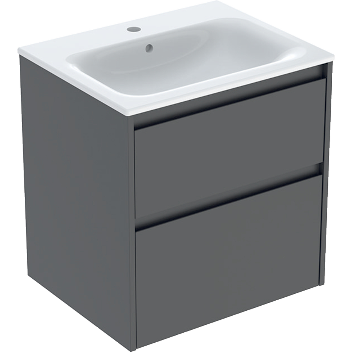 Geberit Selnova Square umývadlo so skrinkou 60 cm 504.138.JK.1