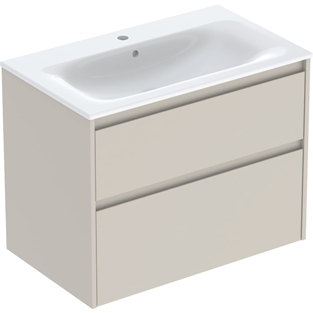 Geberit Selnova Square umývadlo so skrinkou 80 cm 504.139.DB.1
