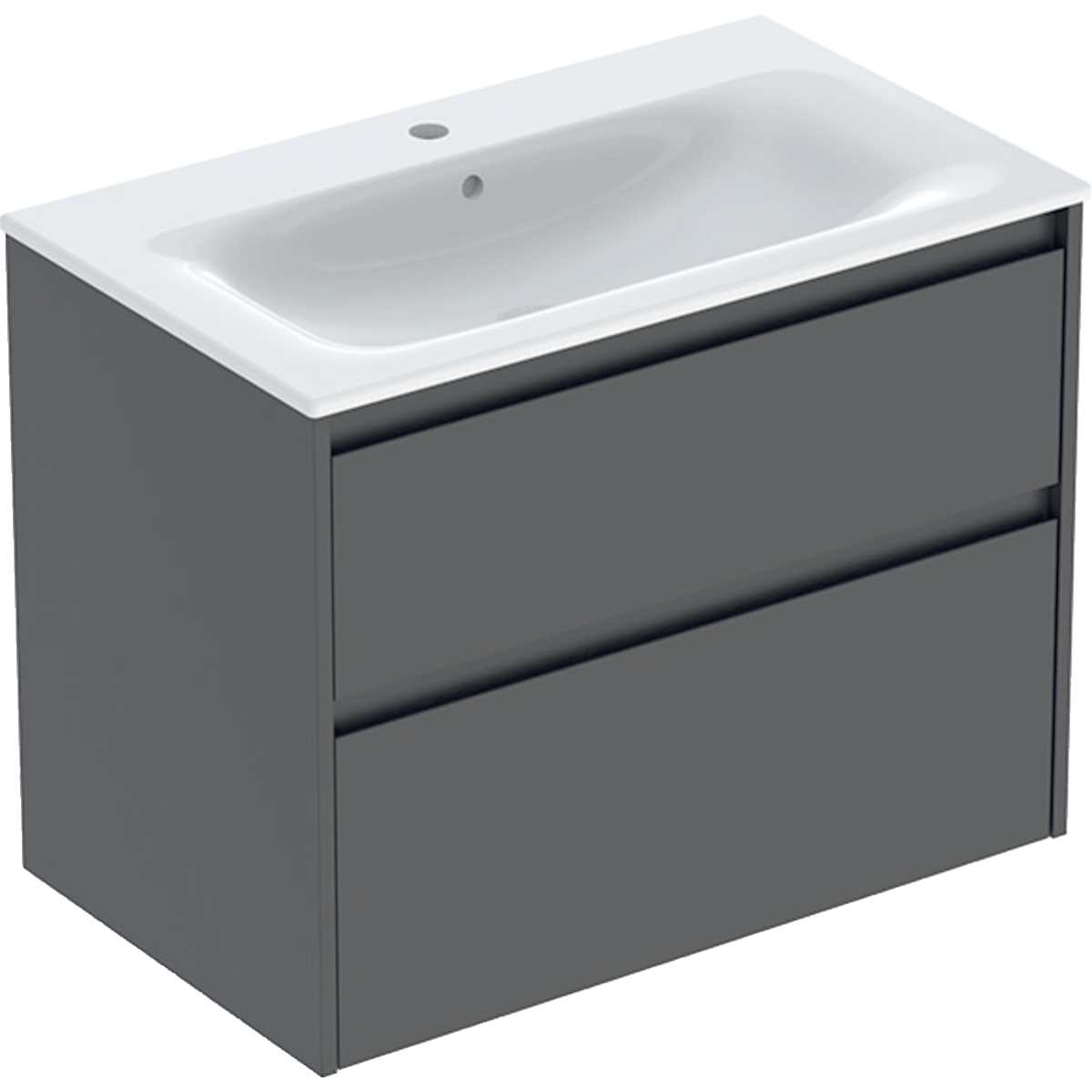 Geberit Selnova Square umývadlo so skrinkou 80 cm 504.139.JK.1