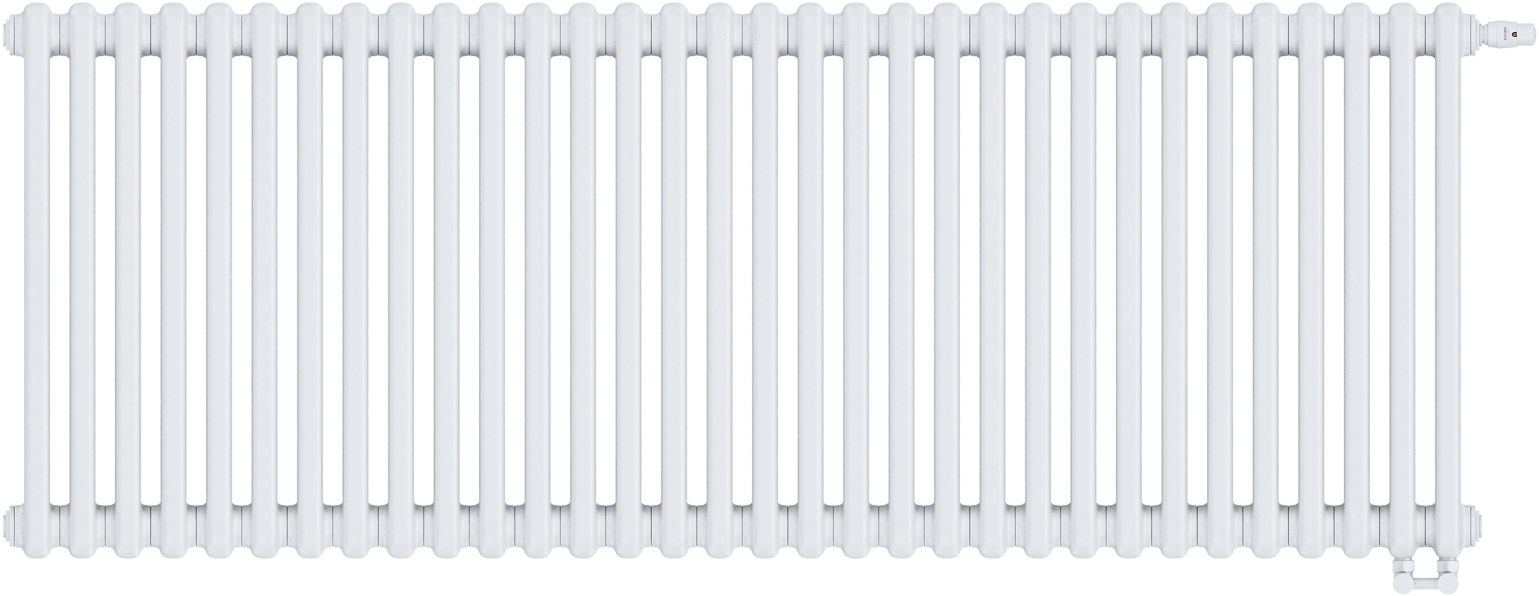 Irsap Tesi 2 ohrievač do miestnosti 144x56.5 cm podłączenie dolné biela IRS-TES-2056-32-B-25