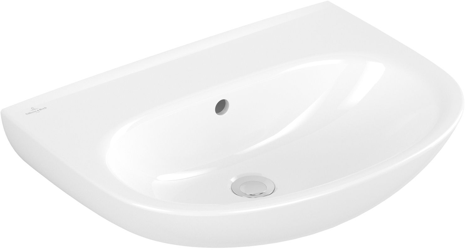 Villeroy & Boch O.Novo umývadlo 60x46 cm polokrúhly klasické umývadlo biela 4A4062R1