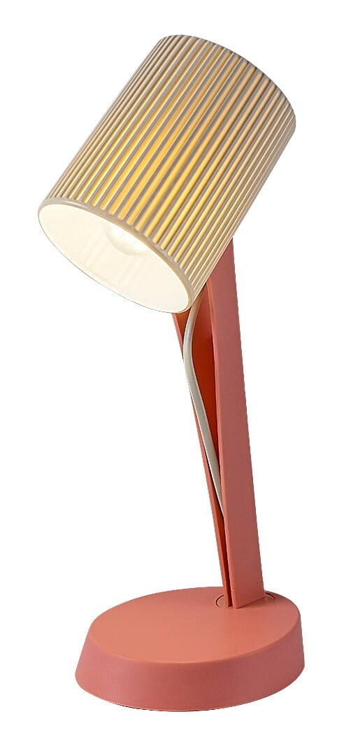 Rabalux Solvet stolová lampa 1x11 W ružová 74088