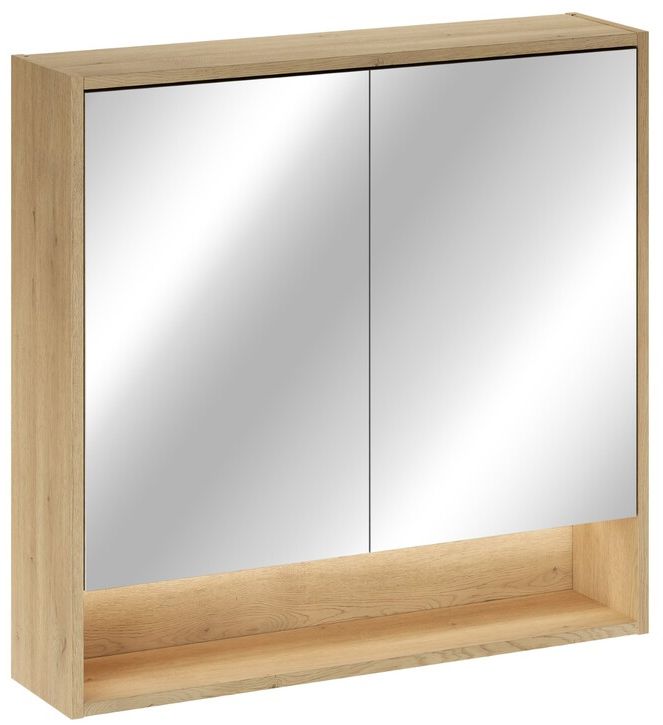Comad Viola skrinka 80x19x77 cm so zrkadlom dub CREMONA UN 84-80-2D