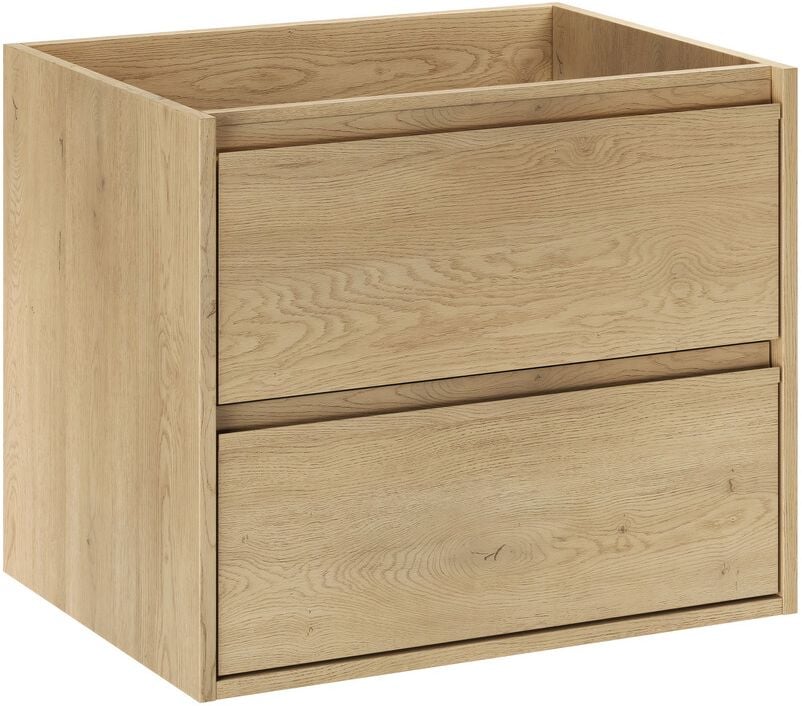 Comad Viola skrinka 60x46x50 cm závesná kúpeľňová skrinka pod umývadlo dub VIOLA CREMONA 82-60-46-2S