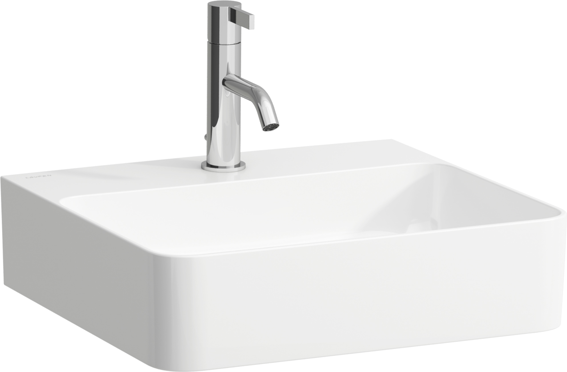 Laufen Val umývadlo 45x42 cm obdĺžnik klasické umývadlo-pultové umývadlo biela H8162804001091