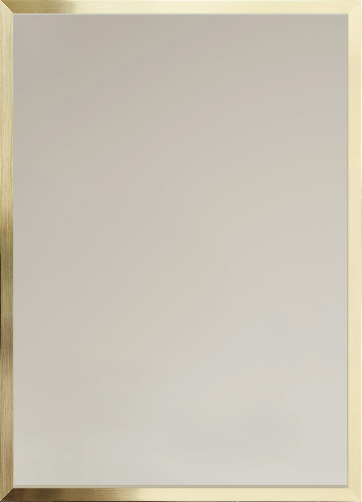 Ars Longa Linea zrkadlo 123x63 cm odĺžnikový zlatá LINEA60120-ZS