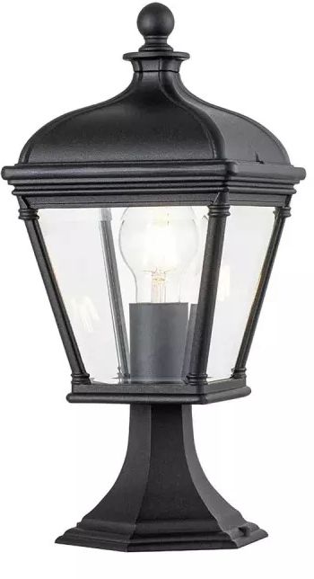 Elstead Lighting Bayview vonkajšia stojaca lampa 1x60 W čierna BAYVIEW-3M-BK