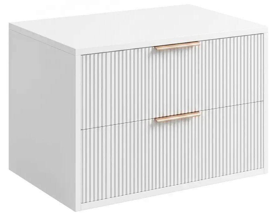 Rea Mono skrinka 60x47x48 cm závesná kúpeľňová skrinka pod umývadlo biela REA-M0402