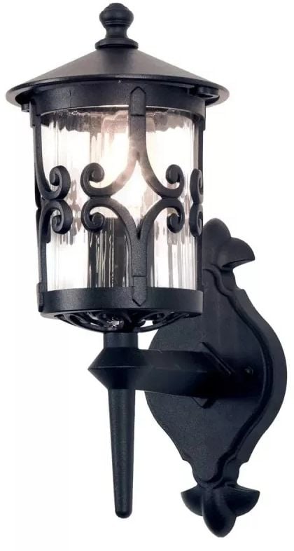 Elstead Lighting Hereford vonkajšie nástenné svietidlo 1x60 W čierna BL10-BLACK