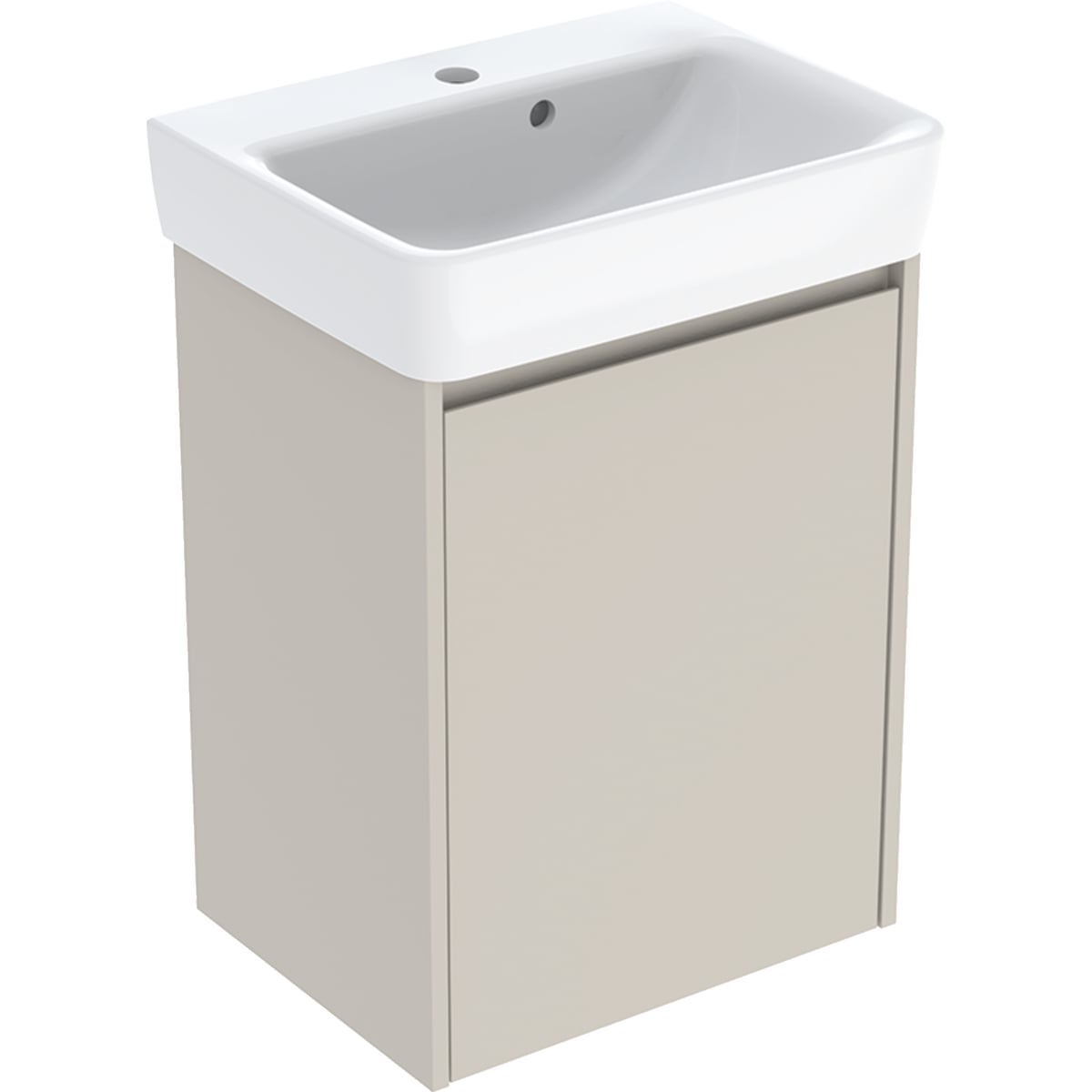 Geberit Selnova Square umývadlo so skrinkou 50 cm 504.132.DB.1