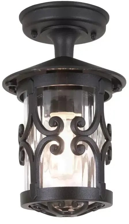 Elstead Lighting Hereford exteriérové stropné svietidlo 1x60 W čierna BL13A-BLACK