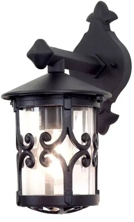 Elstead Lighting Hereford vonkajšie nástenné svietidlo 1x60 W čierna BL8-BLACK
