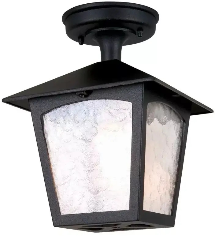 Elstead Lighting York exteriérové stropné svietidlo 1x60 W čierna BL6A-BLACK